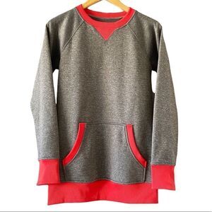 Burton Dryride Heathered Crewneck Sweatshirt Kangaroo Pocket Size S